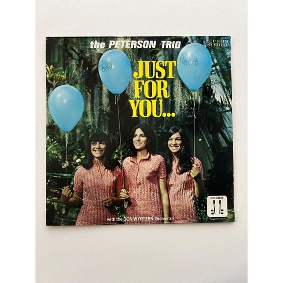 The Peterson Trio Just For You LP Now Sounds ZLP-831 VG+ Don Wyrtzen Cleaned